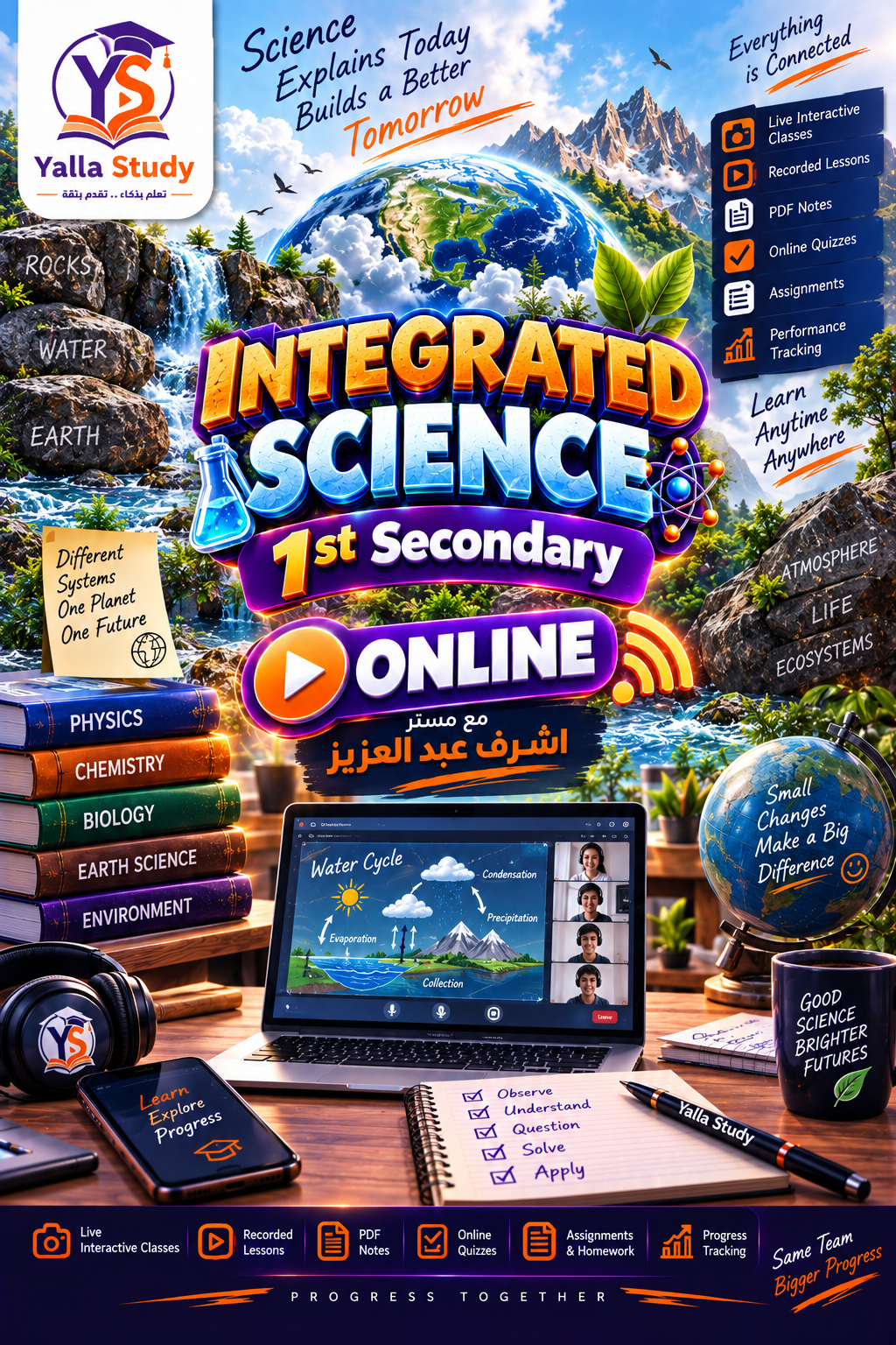 1sec integrated science online